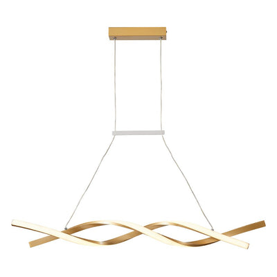 Modern Dimmable LED Helix Pendant Light Fixture for Contemporary Spaces