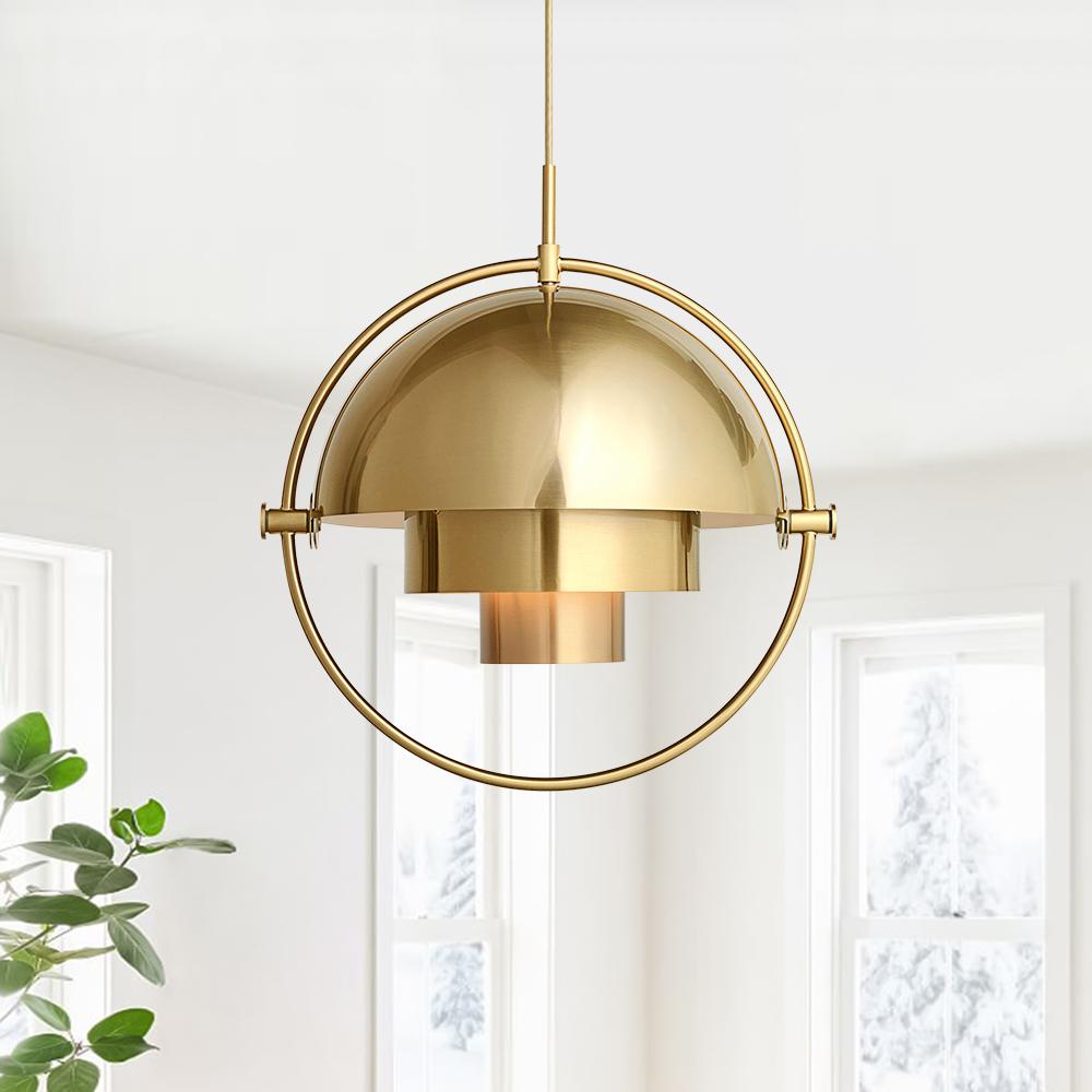 Adjustable Multi-Lite Modern Pendant Lighting Fixture with Shape-Changing Design