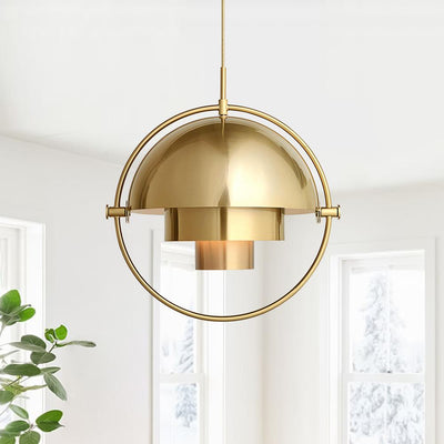 Adjustable Multi-Lite Modern Pendant Lighting Fixture with Shape-Changing Design