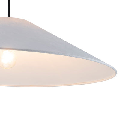Nordic Umbrella Paper Pendant Light, Dimmable, Matte Black, Adjustable Single Light