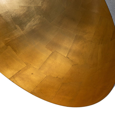 Modern Industrial Oversized Dome Pendant Light, Adjustable Height, Metal Finish, Single-Light