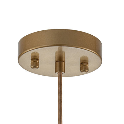 Modern Sculptural Single Glass Globe Pendant Light, Dimmable, Adjustable Height