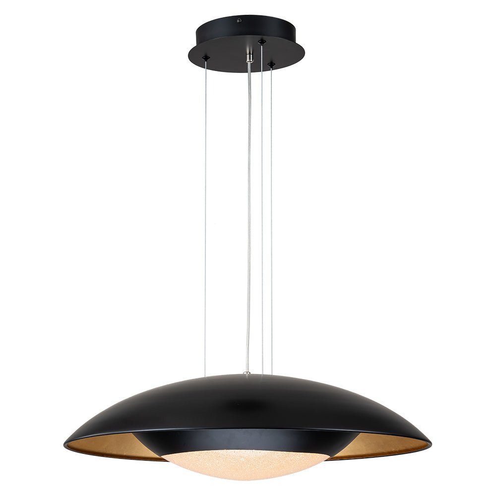 Modern Nordic Flying Saucer LED Dome Pendant Light Dimmable Adjustable Height