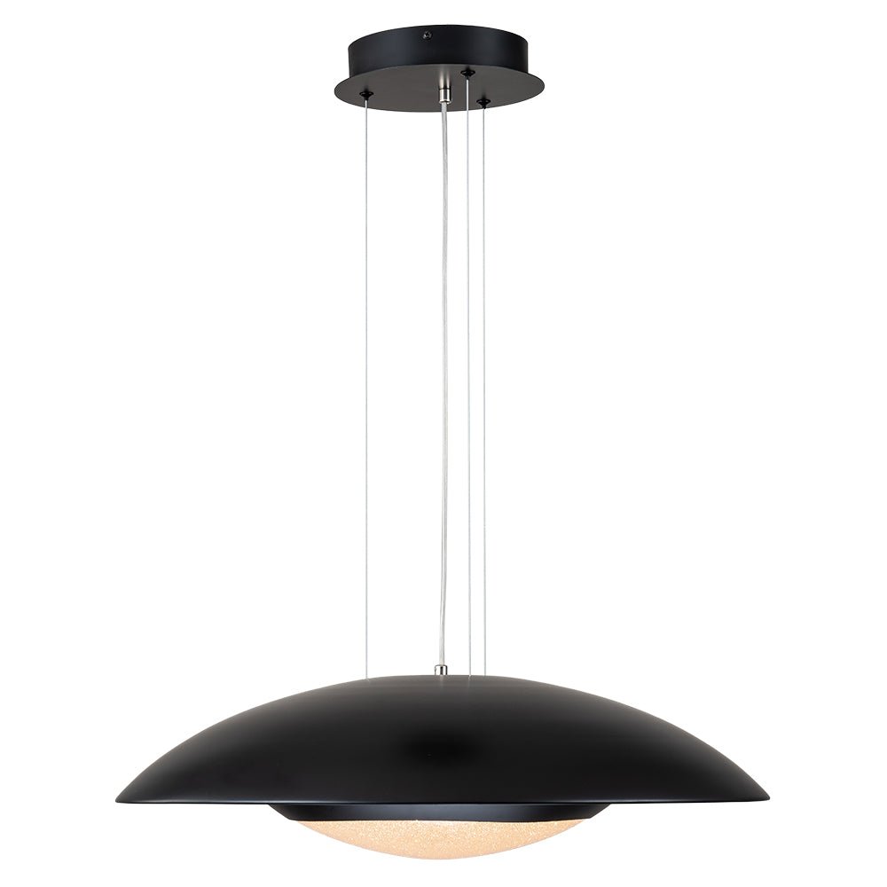 Modern Nordic Flying Saucer LED Dome Pendant Light Dimmable Adjustable Height