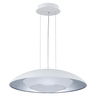 Ultra-Modern Nordic Flying Saucer LED Dome Pendant Light - Dimmable, Adjustable Height