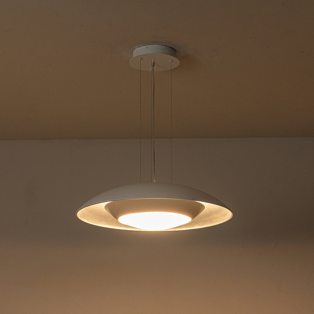 Ultra-Modern Nordic Flying Saucer LED Dome Pendant Light - Dimmable, Adjustable Height