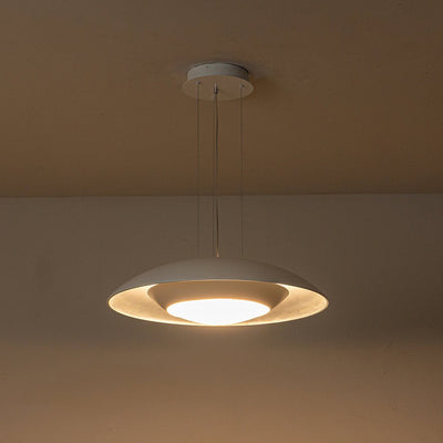 Modern Nordic Flying Saucer LED Dome Pendant Light Dimmable Adjustable Height
