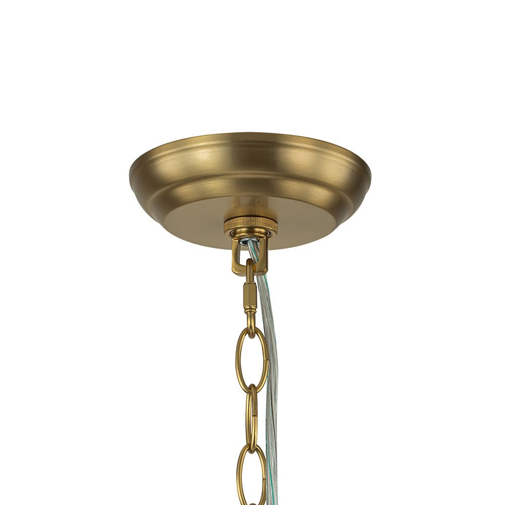 Brass Cluster Sculpture Texture Glass Globe Bubble Chandelier