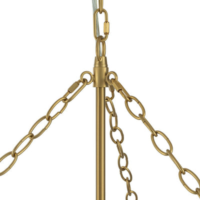 Luxury Cascade Cluster Ribbed Glass Bubble Entry Chandelier