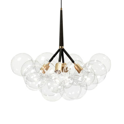 Modern Cluster Glass Bubble Chandelier