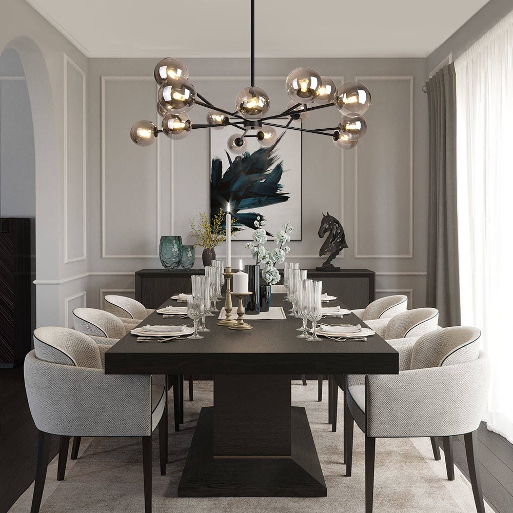 Modern Sputnik Branching Bubble Chandelier