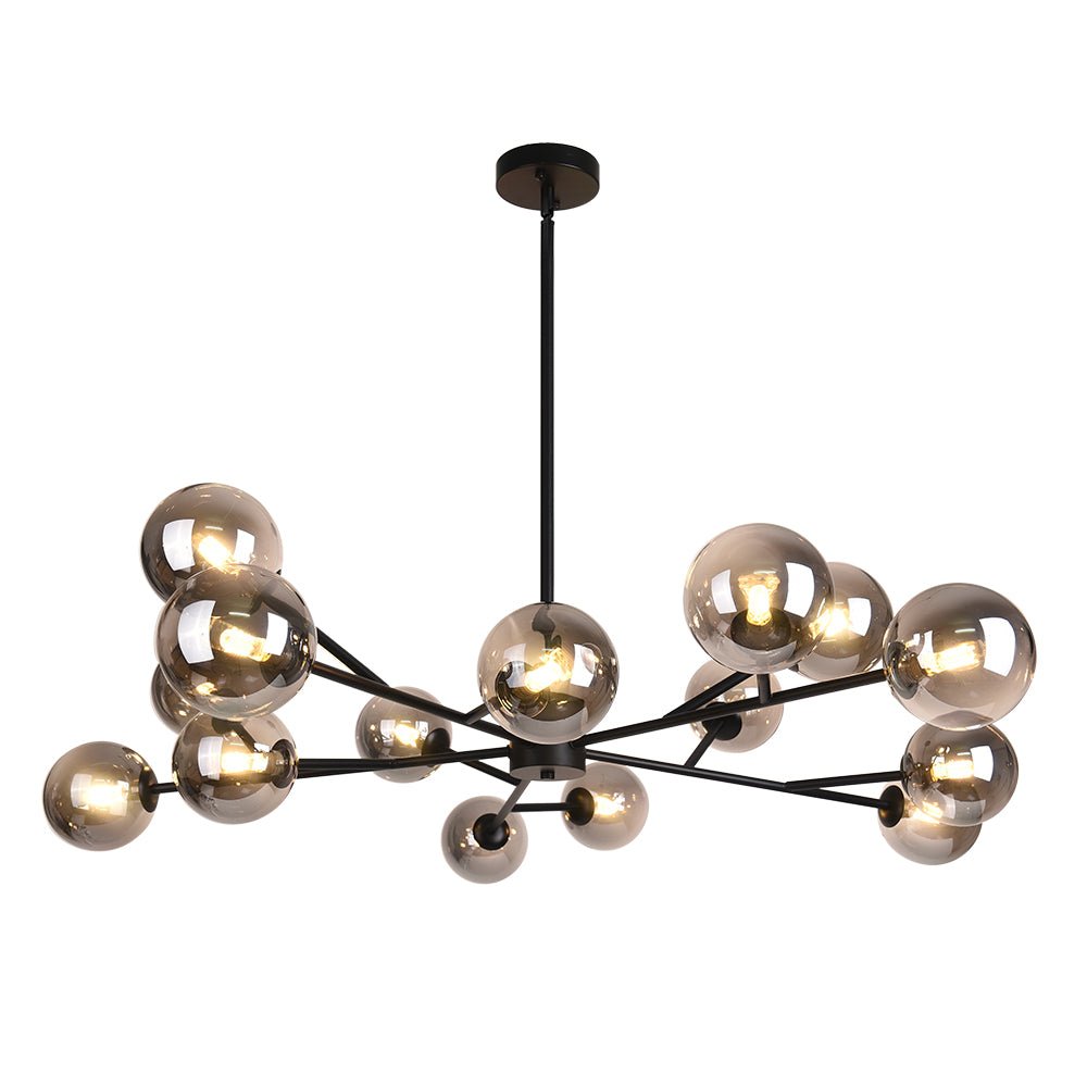 Modern Sputnik Branching Bubble Chandelier