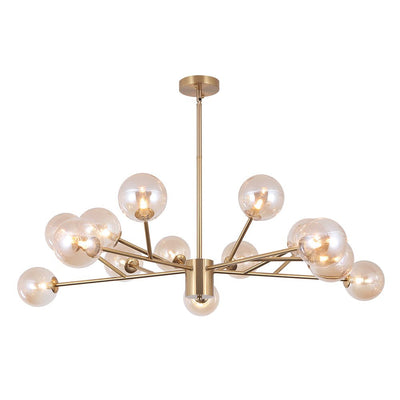 Modern Sputnik Branching Bubble Chandelier