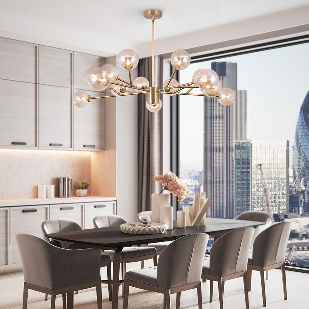 Modern Sputnik Branching Bubble Chandelier
