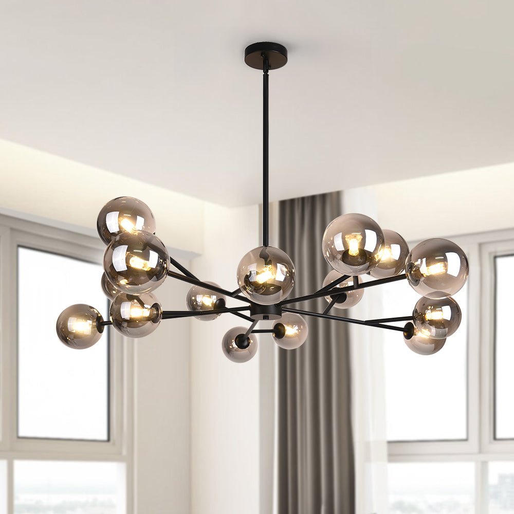 Modern Sputnik Branching Bubble Chandelier